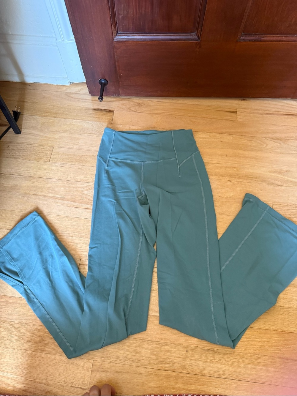 lululemon athletica Teal High-Rise Flared Leggings